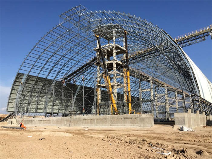 凌源煤机油桶翘工程网架